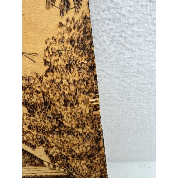 Handmade‎ Polish Wood Folk Art Picture Wyrob Reczny Wielickza Salt Mine Poland - Picture 3 of 9